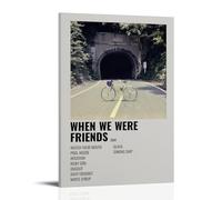 When We Were Friends The Backseat LoversCanvas Posters for Bedroom Wall Art Decor Posters Prints Art Poster Print Painting Retro Home Wall Decor Picture Bedroom20x30inch(50x75cm) Frame-style