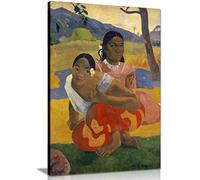 When Will You Marry Paul Gauguin Canvas Wall Art Picture Print (30x20)