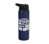 When Words are inadequate Munch Some Iced Coffee Stainless Steel Insulated Water Bottle