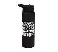 When Words are inadequate Munch Some Iced Coffee Stainless Steel Insulated Water Bottle