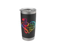 When Words Fail Music Speaks Band Orchestra Musician Stainless Steel Insulated Tumbler