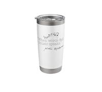 When Words Fail Music Speaks William Shakespeare Meme Quote Stainless Steel Insulated Tumbler