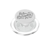 When Words Leave Off Music Begins Vintage Microphone PopSockets PopGrip for MagSafe
