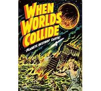 When Worlds Collide - A4 Vintage Movie Poster Retro Wall Art for Home Theater Office or Studio Gift for Film Buffs and Classic Cinema Fans