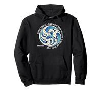 When You Go Through Deep Waters Isaiah 43:2 Bible Christian Pullover Hoodie