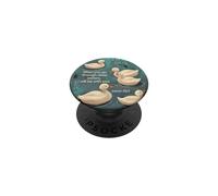 When You Go Through Deep Waters Isaiah 43:2 Duck Bible Verse PopSockets Adhesive PopGrip