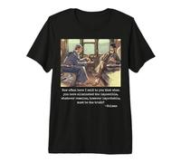 When You Have Eliminated The Impossible - Holmes Quote Premium T-Shirt