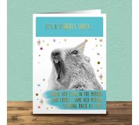 When You Look In The Mirror And There's Some Old Person... - Funny Birthday Card