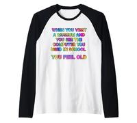 When You Visit Museum See Your School Computer You Feel Old Raglan Baseball Tee