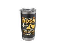 When Your Boss Toddler Digger Construction Site Excavator Stainless Steel Insulated Tumbler