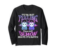 When Your Demon Meets Its Match! Funny Demon Long Sleeve T-Shirt