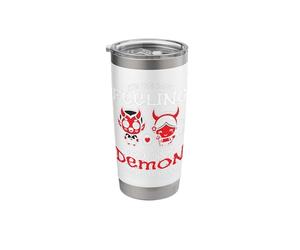 When Your Demon Meets Its Match! Funny Demon Stainless Steel Insulated Tumbler