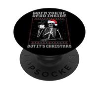 When You're Dead Inside But It's Christmas PopSockets Adhesive PopGrip