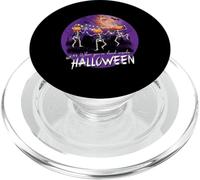 When You're Dead Inside But It's Halloween Dancing Skeletons PopSockets PopGrip for MagSafe
