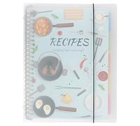 WHENZOO Recipe Book, Blank Hardcover Cookbook to Write In Your Own Recipes, Empty Record Cook Notes Book Journal to Fill In, Blank DIY Family Recipe Notebook Planner -160 Recipes 27.5 x 21.5 cm