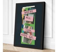 Where All The Cool Kids Go Canvas Wall Art Print 30x20 Inch