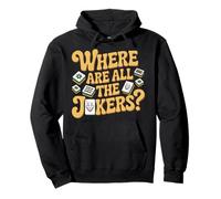 Where Are All The Jokers Mahjong Player Game |- Pullover Hoodie