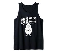 Where are The Capybaras?! - Funny Brazil Meme Animal Tank Top