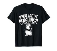 Where are The Penguins?! - Funny Argentina Meme Animal T-Shirt