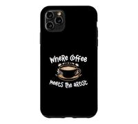 Where Coffee Meets The Artist Cool Barista For Latte Artists Case for iPhone 11 Pro Max