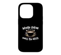 Where Coffee Meets The Artist Cool Barista For Latte Artists Case for iPhone 14 Pro