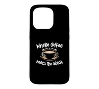 Where Coffee Meets The Artist Cool Barista For Latte Artists Case for iPhone 15 Pro