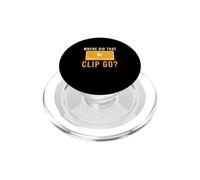 Where Did That Clip Go Funny Film Editing For A Video Editor PopSockets PopGrip for MagSafe