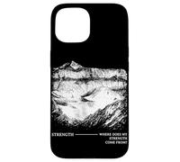 Where Does My Strength Come From Christian Religion Jesus Case for iPhone 15