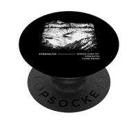 Where Does My Strength Come From Christian Religion Jesus PopSockets Adhesive PopGrip