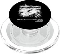 Where Does My Strength Come From Christian Religion Jesus PopSockets PopGrip for MagSafe