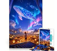 Where Dreams Take Flight Jigsaw Puzzles1000 Pieces Recall Skill Fun Professional Grade Cutting Thoughtful Gift for Mind Activity (38x52cm)