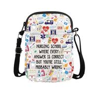 Where Every Answer Is Correct But You're Still Probably Wrong Nurses Gift Future Nurse Encourage Crossbody Bag (Every Answer cb uk)