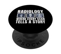Where every Scan tells a Story Radiology PopSockets Adhesive PopGrip