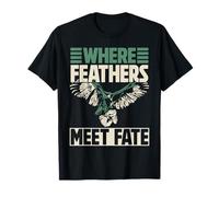Where Feathers Meet Fate Falconry T-Shirt