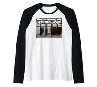 Where I Do The Hardest Work at My Job | Bathroom Raglan Baseball Tee
