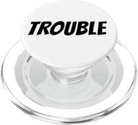 Where I Go Trouble Follows Funny Loving Matching Couples PopSockets PopGrip for MagSafe