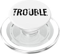 Where I Go Trouble Follows Funny Matching Couples Valentine PopSockets PopGrip for MagSafe