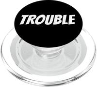 Where I Go Trouble Follows Playful Loving Matching Couples PopSockets PopGrip for MagSafe