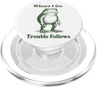 Where I Go Trouble Follows PopSockets PopGrip for MagSafe
