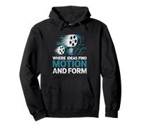 Where Ideas Find Motion And Form Animation Draw Animate Pullover Hoodie