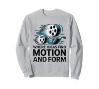 Where Ideas Find Motion And Form Animation Draw Animate Sweatshirt