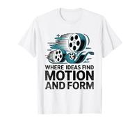 Where Ideas Find Motion And Form Animation Draw Animate T-Shirt