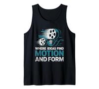 Where Ideas Find Motion And Form Animation Draw Animate Tank Top