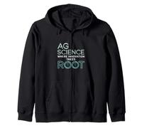 Where Innovation Takes Root Agricultural Science Zip Hoodie