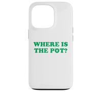 Where is The Pot? Gold Shamrock Funny St Patricks Day Lucky Case for iPhone 13 Pro