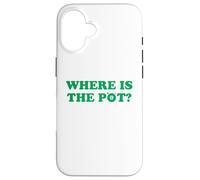 Where is The Pot? Gold Shamrock Funny St Patricks Day Lucky Case for iPhone 16