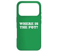 Where is The Pot? Gold Shamrock Funny St Patricks Day Lucky Case for iPhone 17 Pro