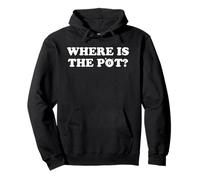 Where is The Pot? Gold Shamrock Funny St Patricks Day Lucky Pullover Hoodie