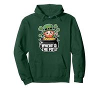 Where is the Pot? Tee St Patricks Day Irish Party Shamrock Pullover Hoodie