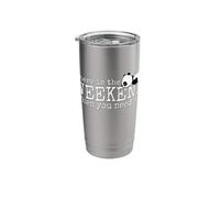 Where is The Weekend? Funky Sleepy Kawaii Panda Fun Stainless Steel Insulated Tumbler
